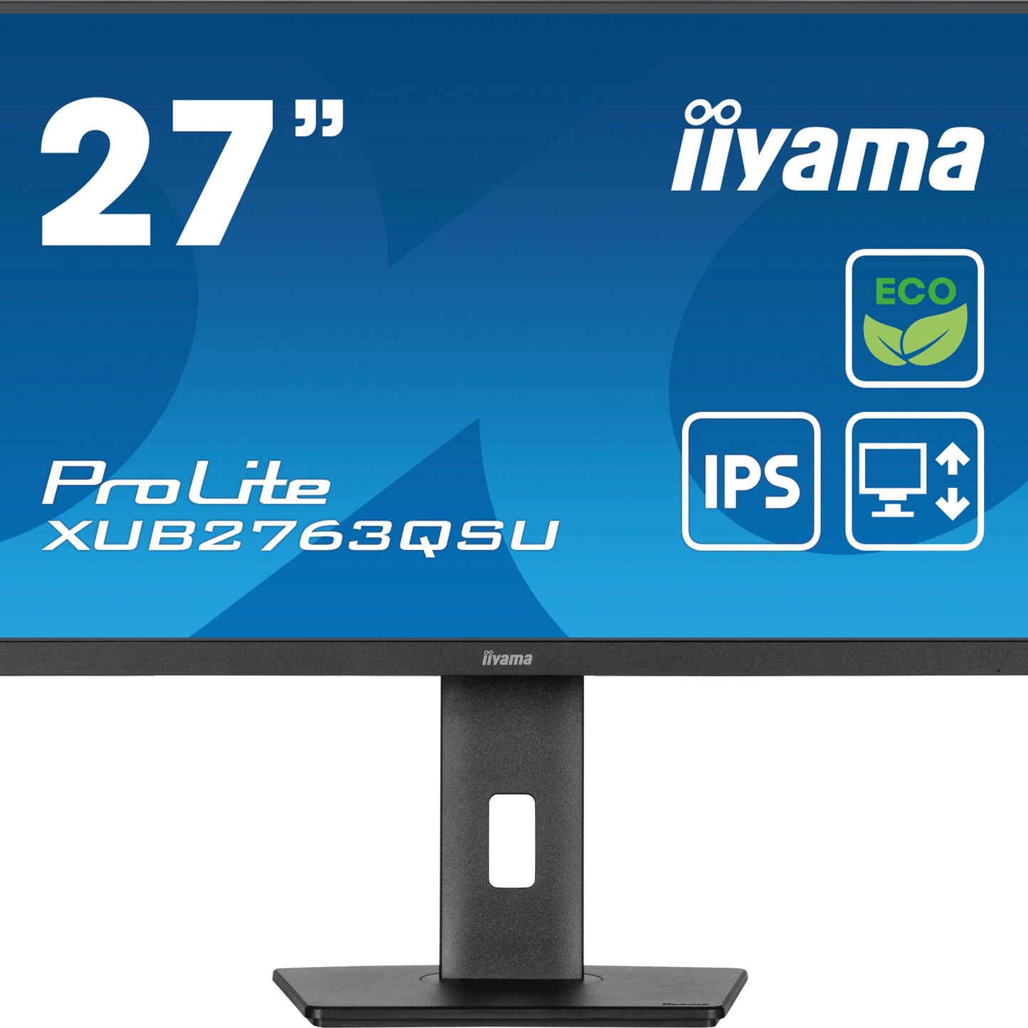 Dark Cyan iiyama XUB2763QSU-B1 27" IPS QHD Desktop Monitor with B-Class Energy Rating