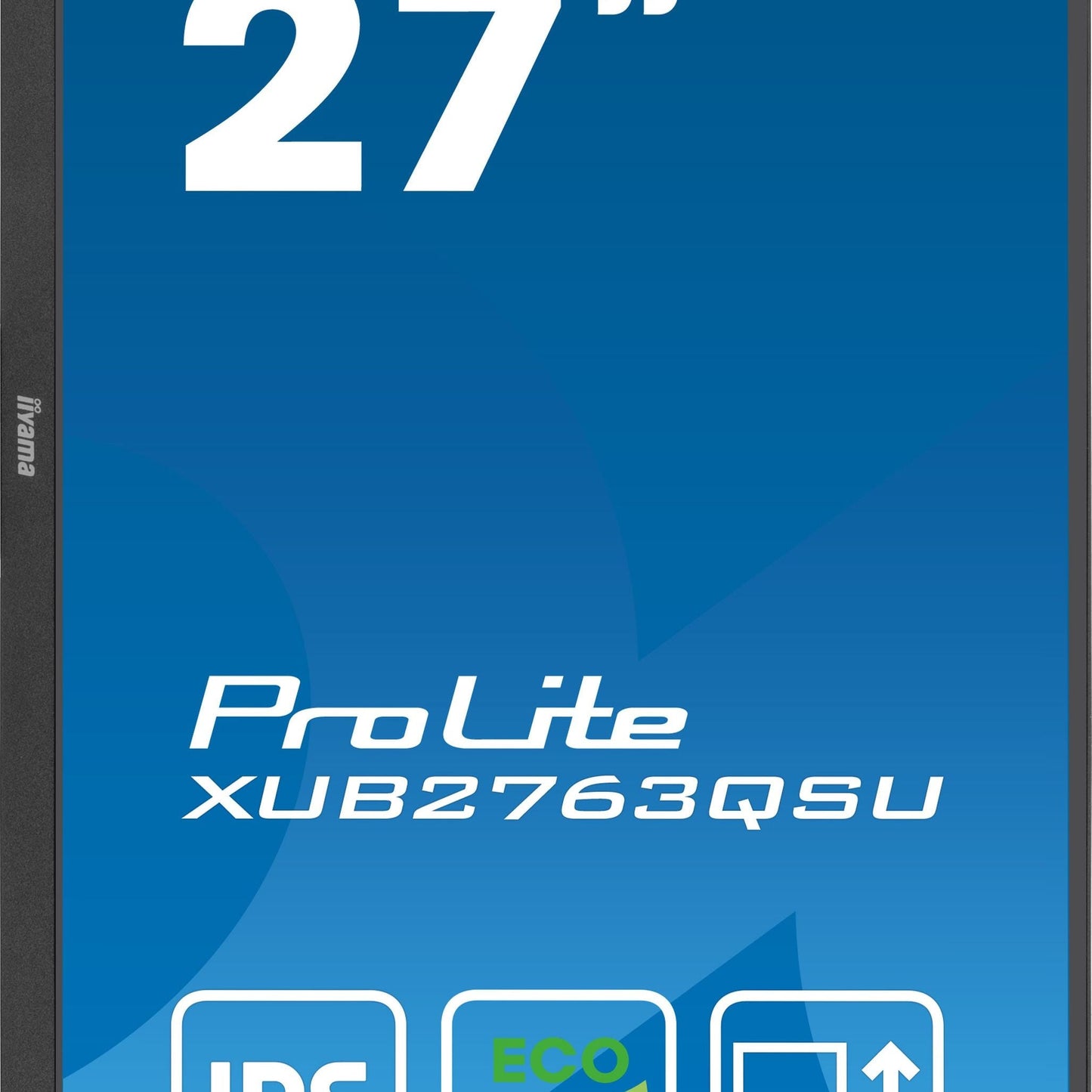 Dark Cyan iiyama XUB2763QSU-B1 27" IPS QHD Desktop Monitor with B-Class Energy Rating