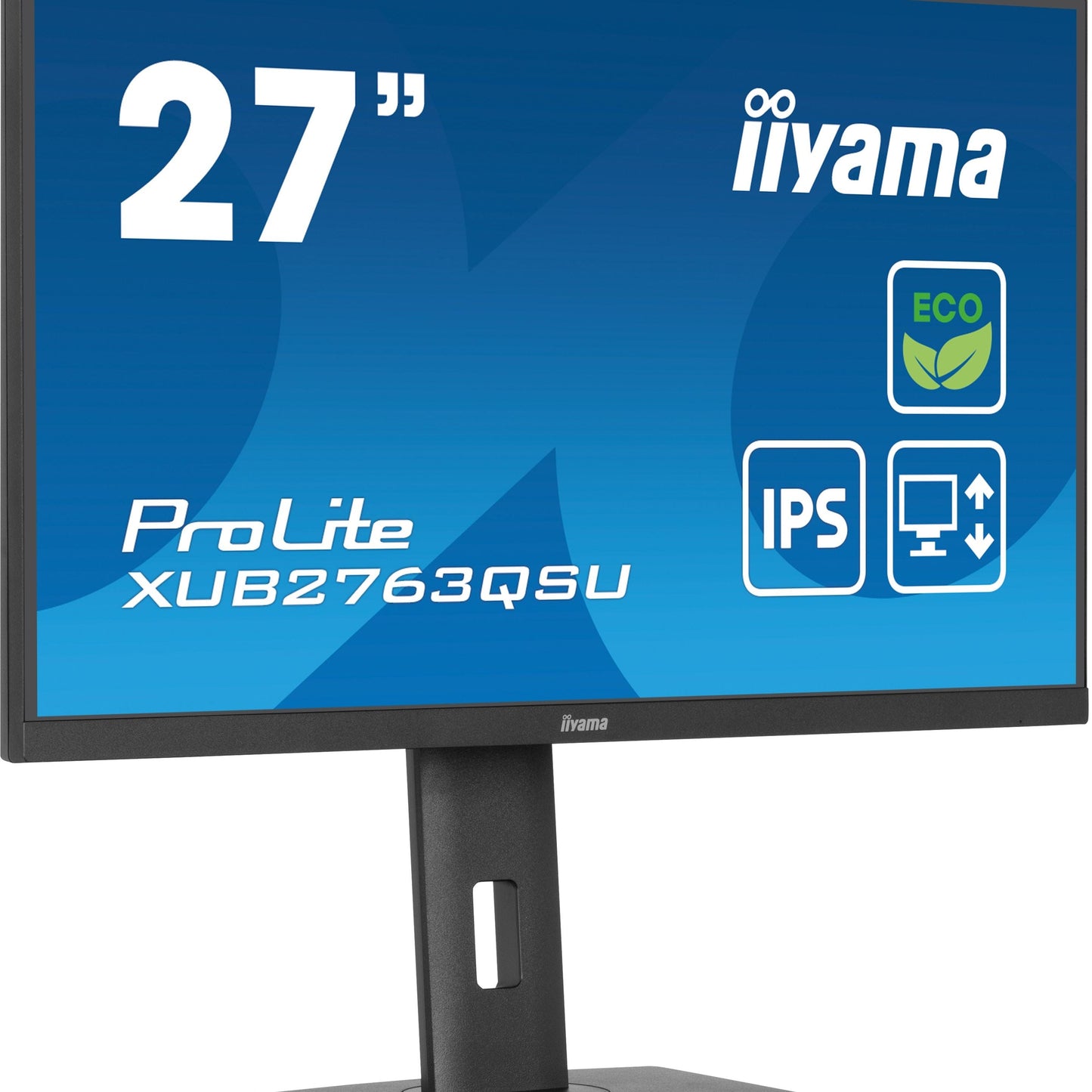 Dark Cyan iiyama XUB2763QSU-B1 27" IPS QHD Desktop Monitor with B-Class Energy Rating