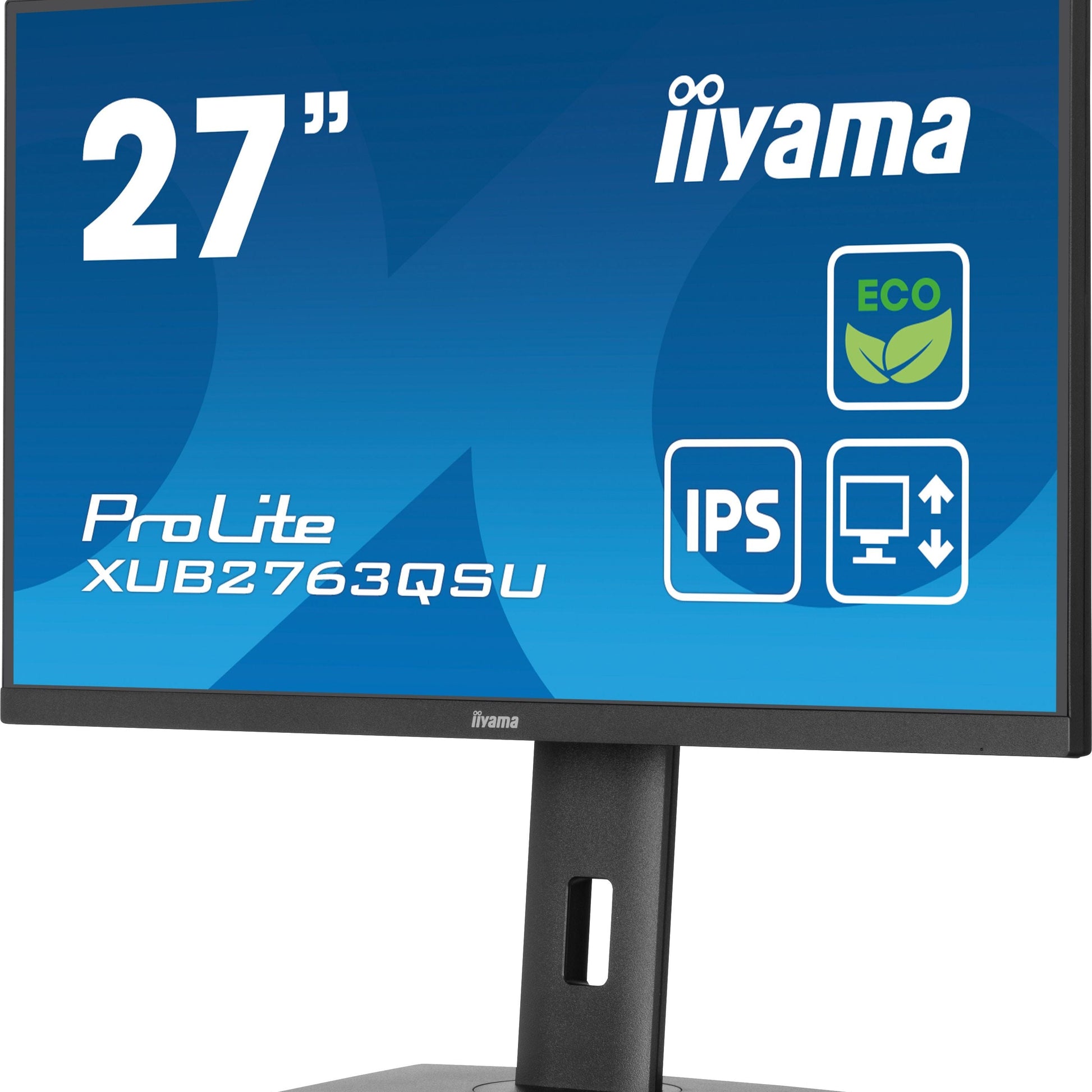 Dark Cyan iiyama XUB2763QSU-B1 27" IPS QHD Desktop Monitor with B-Class Energy Rating