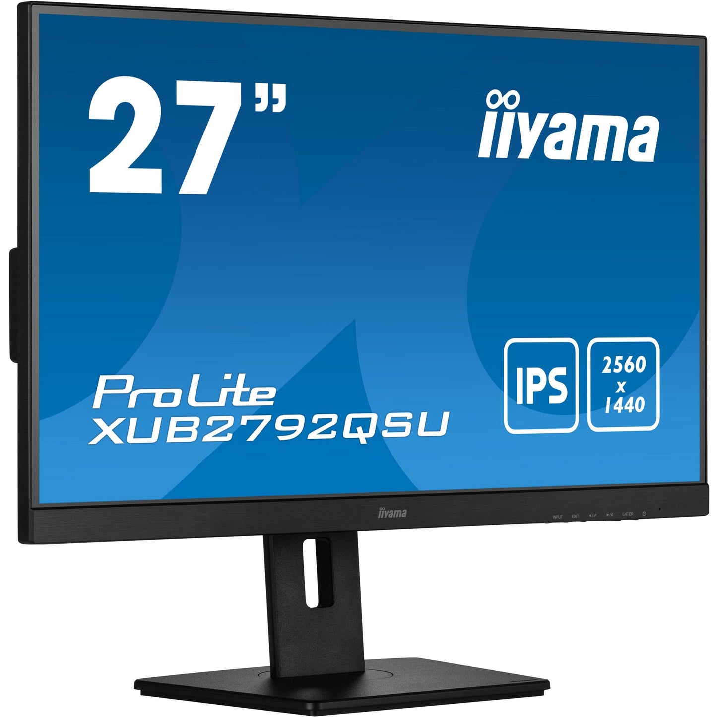 Dark Cyan Iiyama ProLite XUB2792QSU-B5 27’’ WQHD 2560 x 1400 IPS Edge-to-Edge Monitor