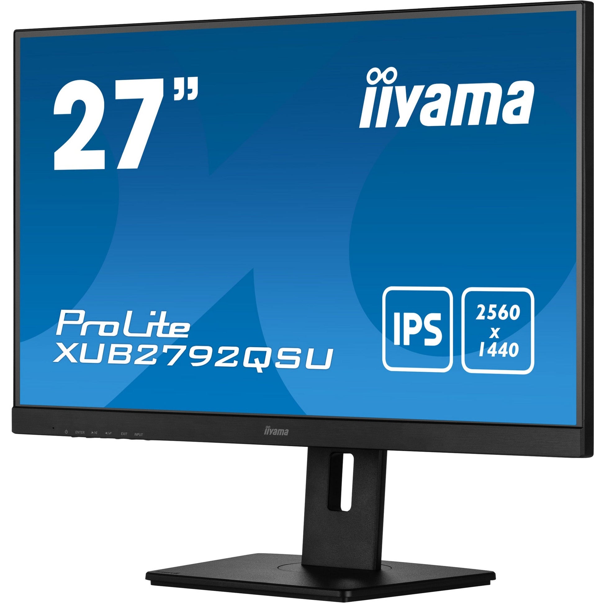 Dark Cyan Iiyama ProLite XUB2792QSU-B5 27’’ WQHD 2560 x 1400 IPS Edge-to-Edge Monitor