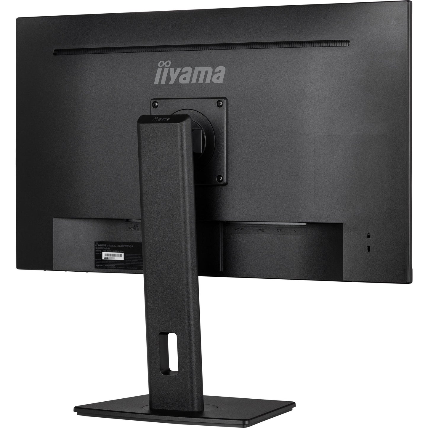 Dark Slate Gray Iiyama ProLite XUB2793QS-B1 27” WQHD 2560 x 1440 IPS Monitor with Height Adjust Stand