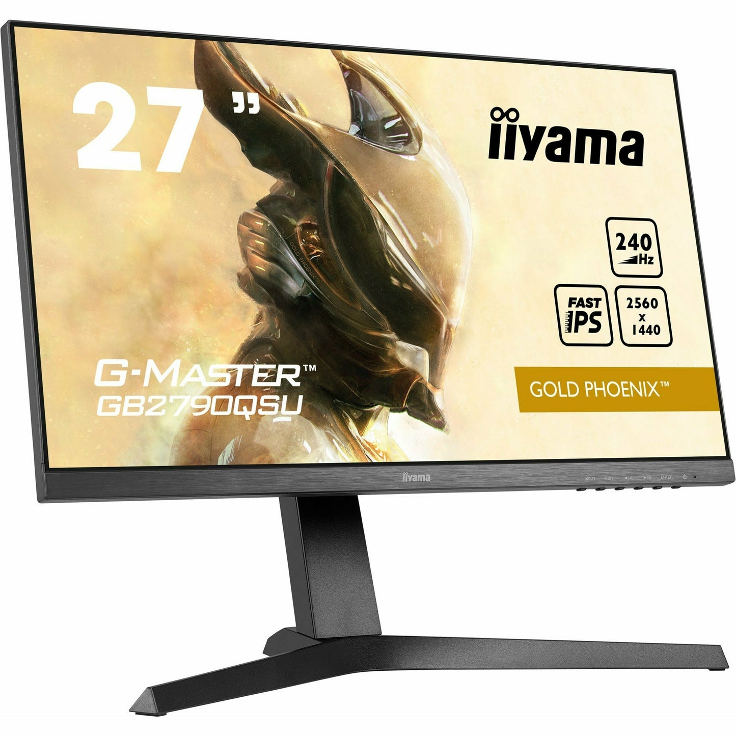 Dark Slate Gray iiyama G-Master GB2790QSU-B1 27" Fast (FLC) IPS LCD, 240Hz, 1ms Pro eSports Gaming Monitor