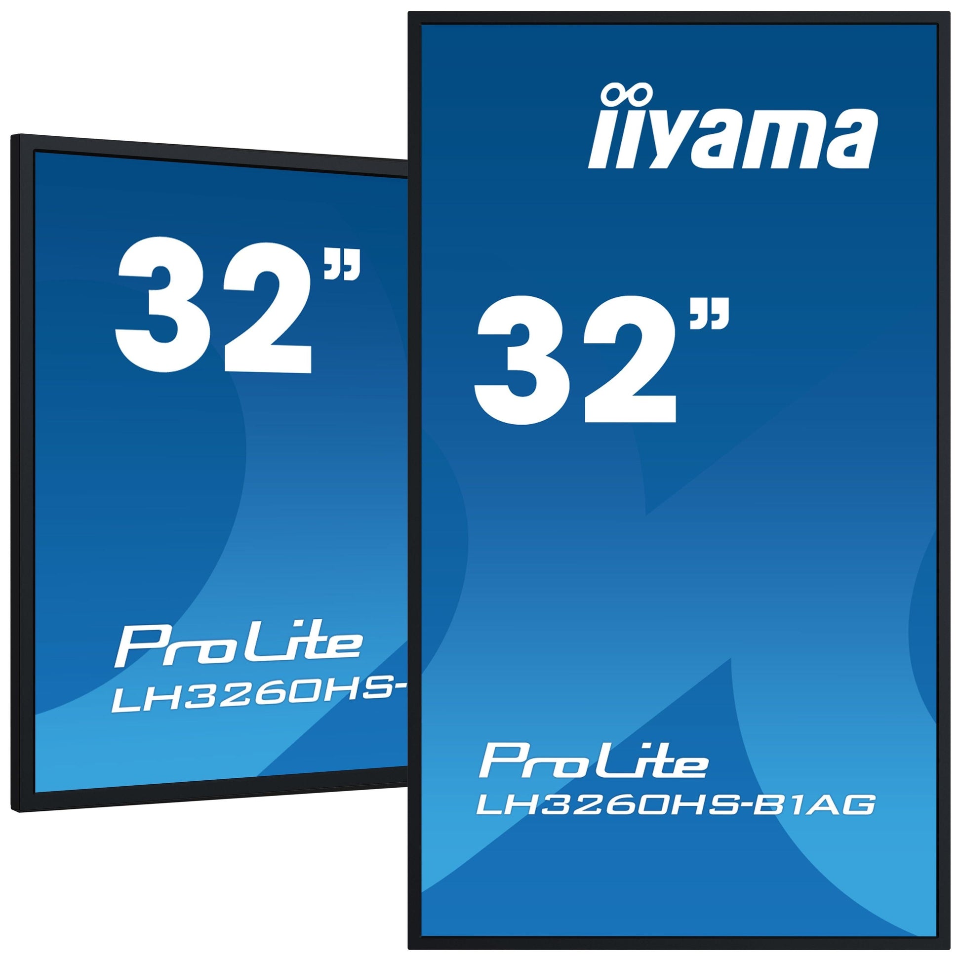 Dark Cyan iiyama PROLITE Digital A-board 80 cm (31.5") LED Wi-Fi 500 cd/m² Full HD Black Built-in processor Android 11 24/7