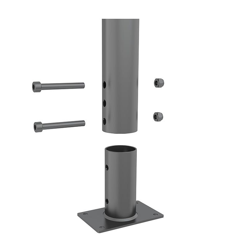Dim Gray Multibrackets M Pro Series - Enclosure B2B Pole Connector