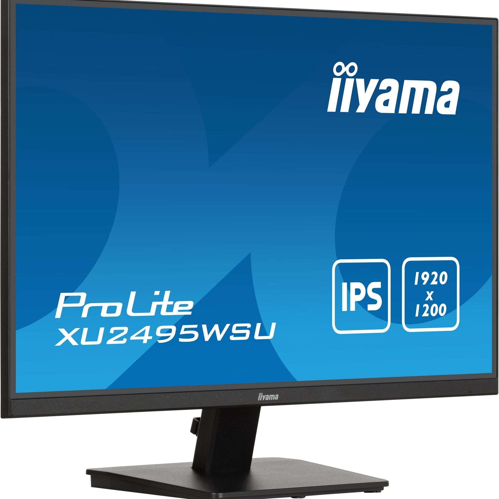 Dark Cyan iiyama ProLite XU2495WSU-B7 computer monitor 61 cm (24") 1920 x 1200 pixels 4K Ultra HD LED Black