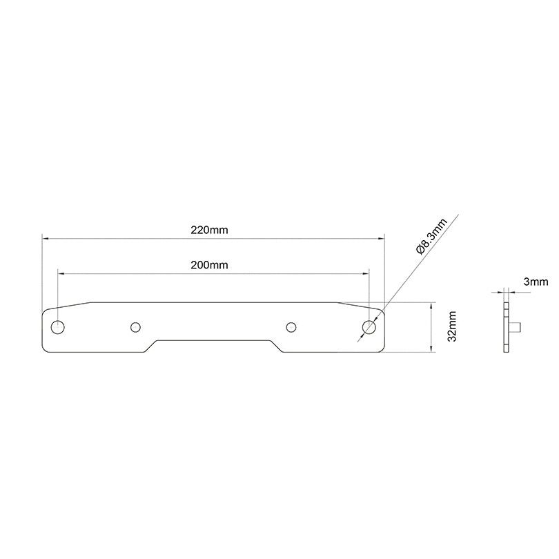 Light Gray Multibrackets M Extender Kit Push X Small 200x200