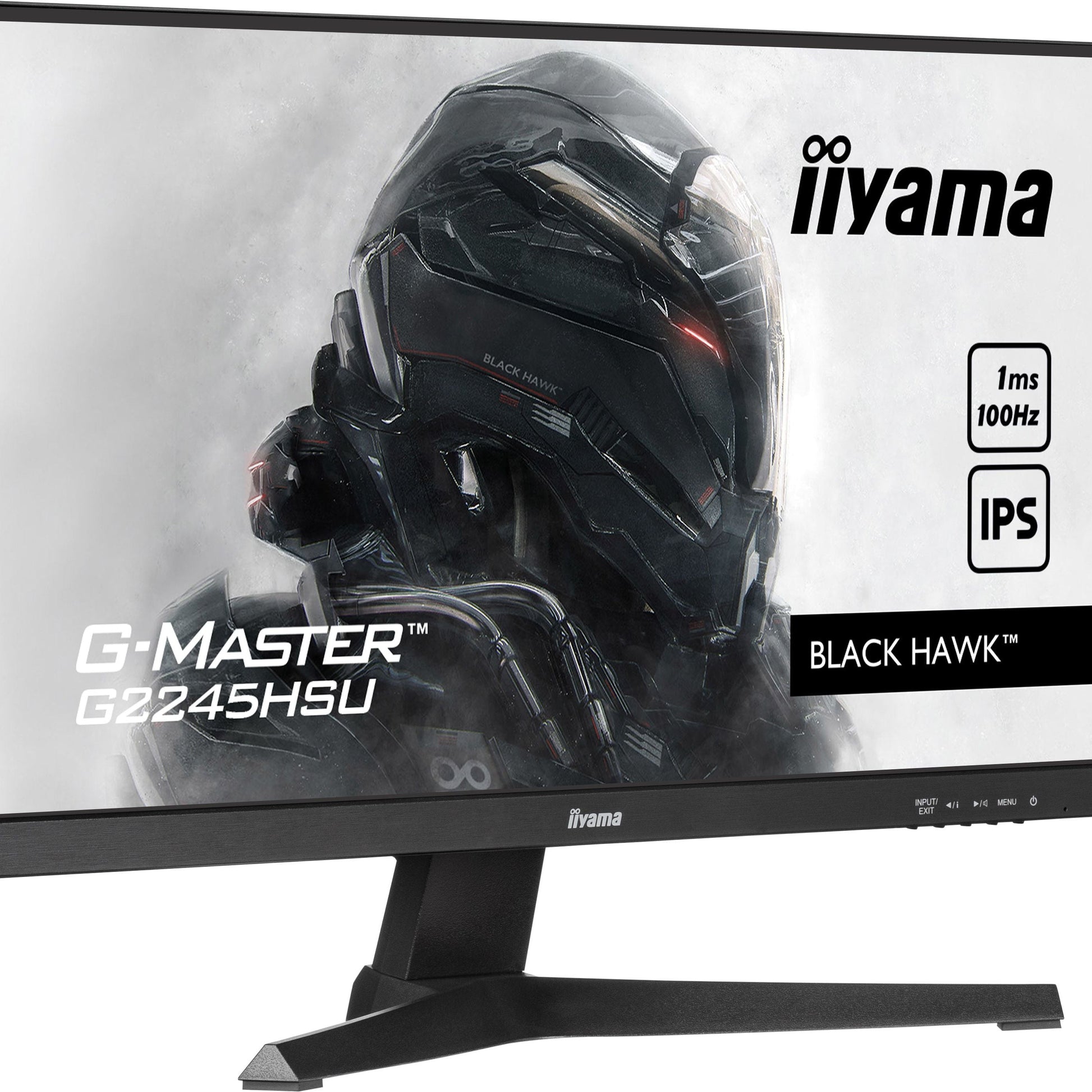 Dark Slate Gray iiyama G-MASTER G2245HSU-B2 LED display 55.9 cm (22") 1920 x 1080 pixels Full HD Black