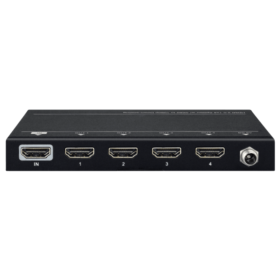 Dark Slate Gray Aurora DXE-142A-DS 1x4 HDMI 4k Splitter