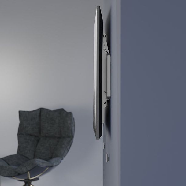 Slate Gray Multibrackets M Universal Wallmount Tilt Small