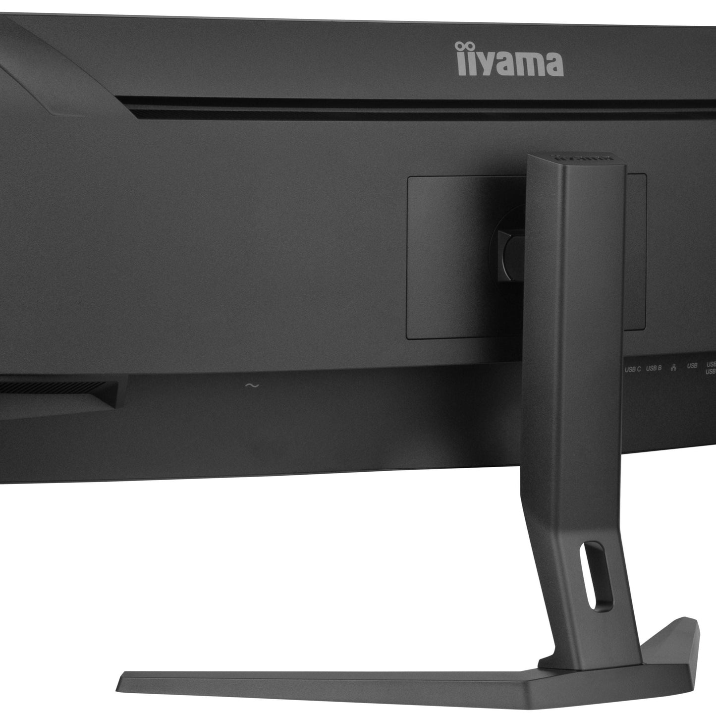 Dark Slate Gray iiyama ProLite 45" Curved 1500R UWQHD 5120 x 1440 pixels Ultra Wide Computer Monitor with KVM Switch and USB-C Dock