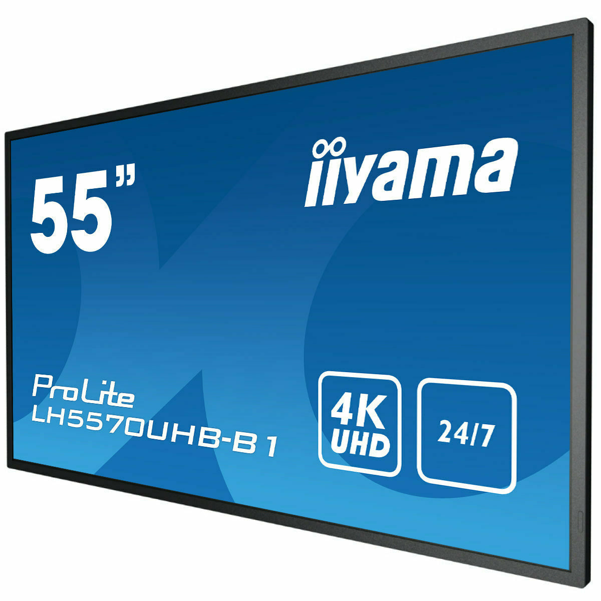 Dark Cyan iiyama ProLite LH5570UHB-B1 55" Large Format Display with 24/7, 4K UHD, Android 9.0 and 700cd/m² High Brightness