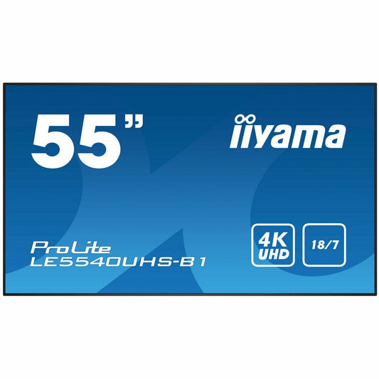 Dark Cyan iiyama ProLite LE5540UHS-B1 55" 4K UHD 18/7 Hours Operation Large Format Display