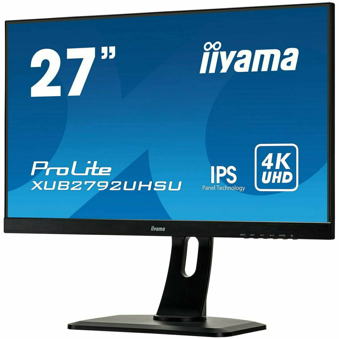 Dark Cyan iiyama ProLite XUB2792UHSU-B1 27" IPS 4K Monitor