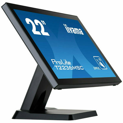 Dark Slate Blue iiyama ProLite T2236MSC-B2 22" 10 point Touch Screen with edge-to-edge glass and AMVA panel