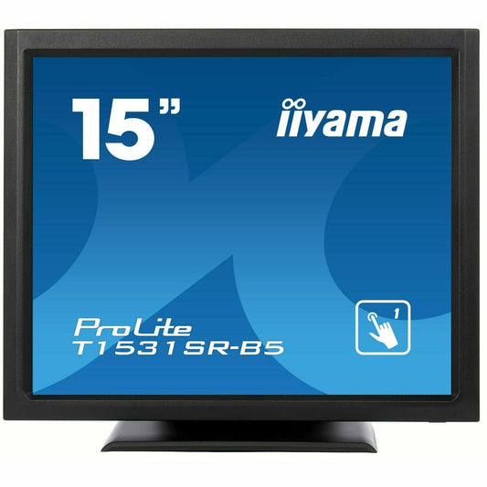 Dark Cyan iiyama ProLite T1531SR-B6 15” 5-wire Resistive Touch Screen