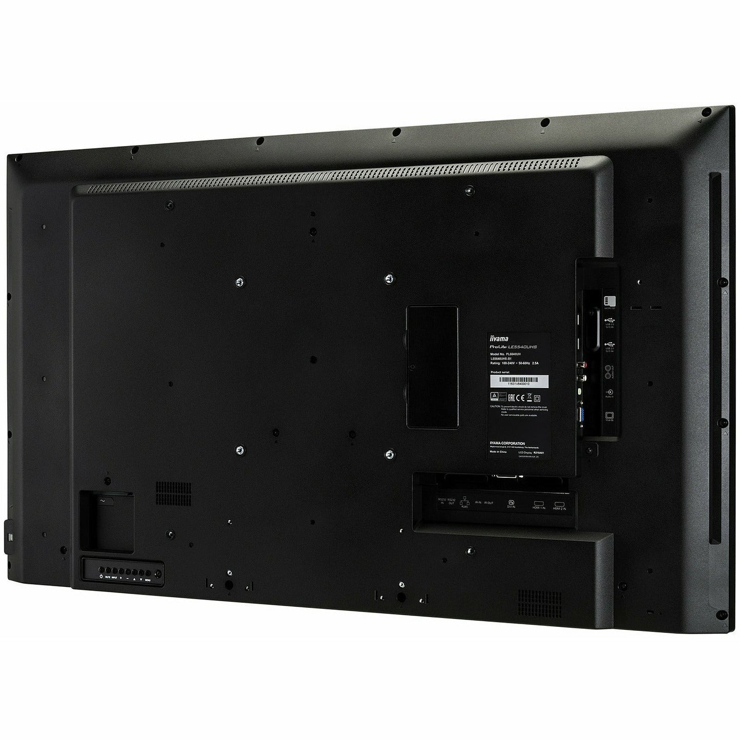 Black iiyama ProLite LE5540UHS-B1 55" 4K UHD 18/7 Hours Operation Large Format Display