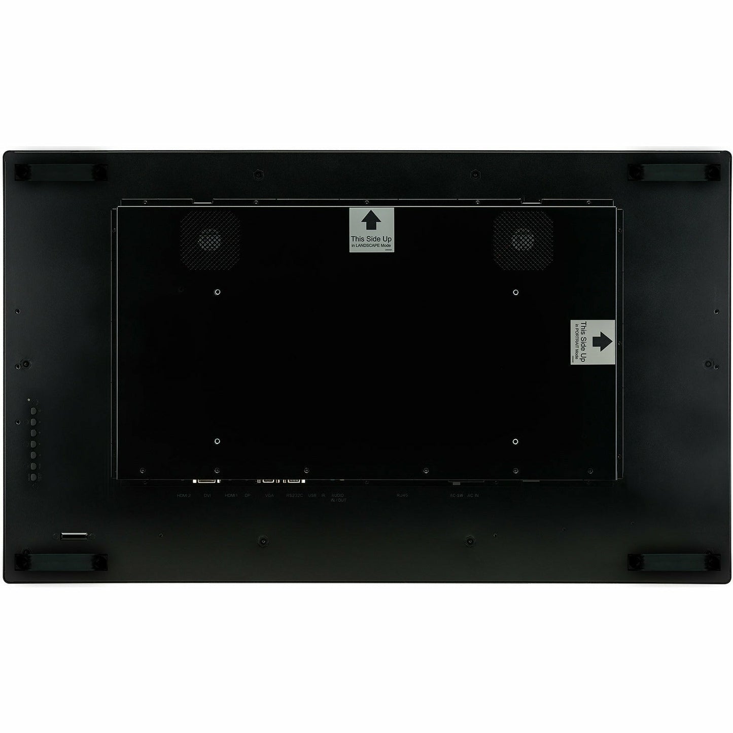Black iiyama ProLite TF4939UHSC-B1AG 49" Open Frame IPS 15pt PCAP IPS 4K Touch Screen with Anti Glare
