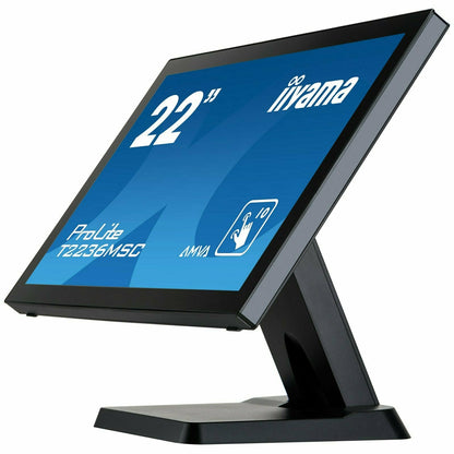 Dark Slate Blue iiyama ProLite T2236MSC-B2 22" 10 point Touch Screen with edge-to-edge glass and AMVA panel