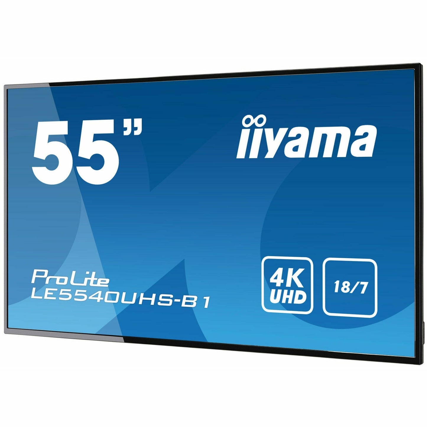 Steel Blue iiyama ProLite LE5540UHS-B1 55" 4K UHD 18/7 Hours Operation Large Format Display