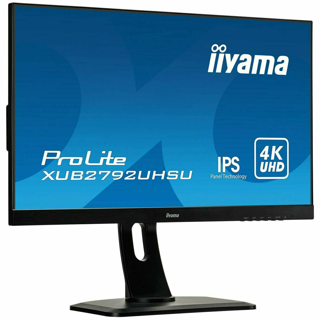 Dark Cyan iiyama ProLite XUB2792UHSU-B1 27" IPS 4K Monitor