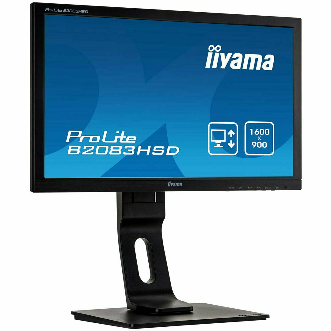 Dark Cyan iiyama ProLite B2083HSD-B1 20" LED-backlit Monitor