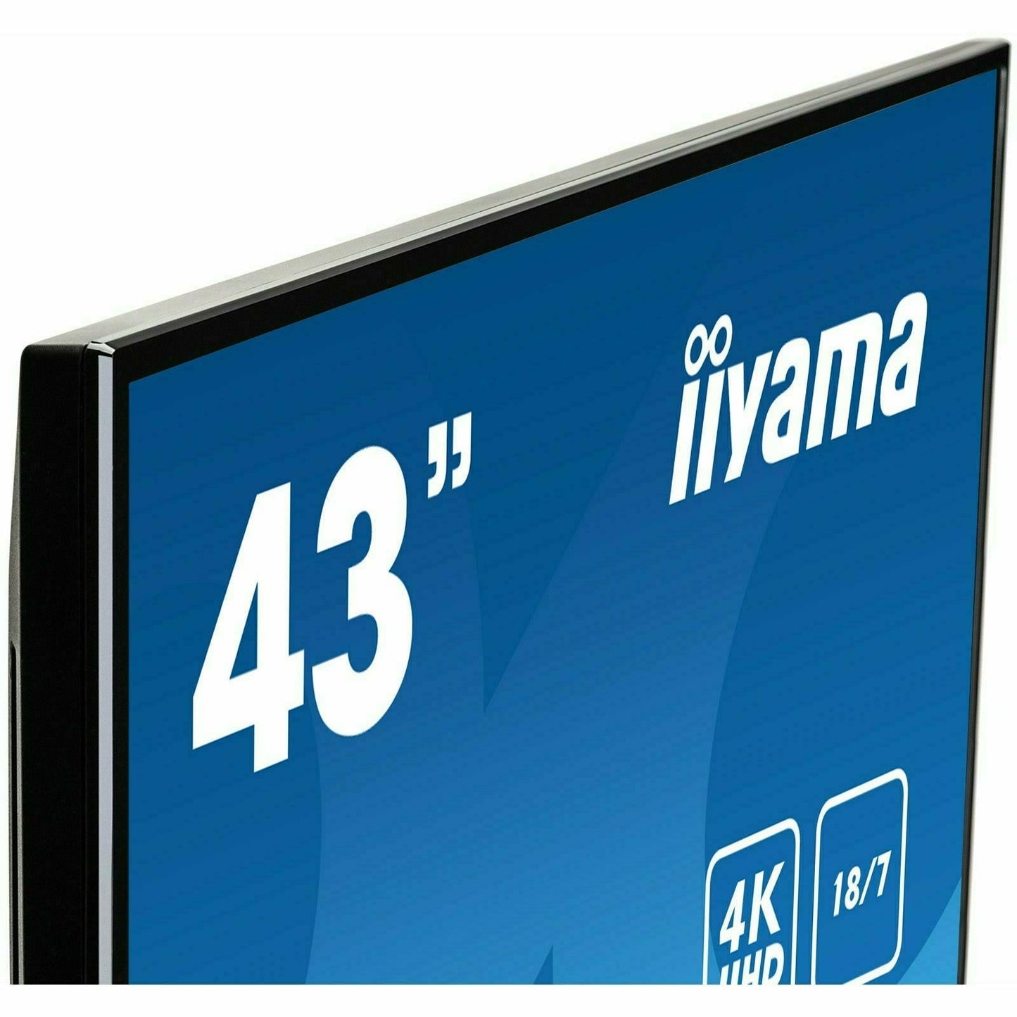 Dark Cyan iiyama ProLite LE4340UHS-B1 43" 4K LFD 18/7 with iiyama N-sign integrated Signage Platform