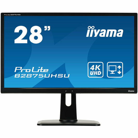 Dark Cyan iiyama ProLite B2875UHSU-B1 28" 4K Monitor