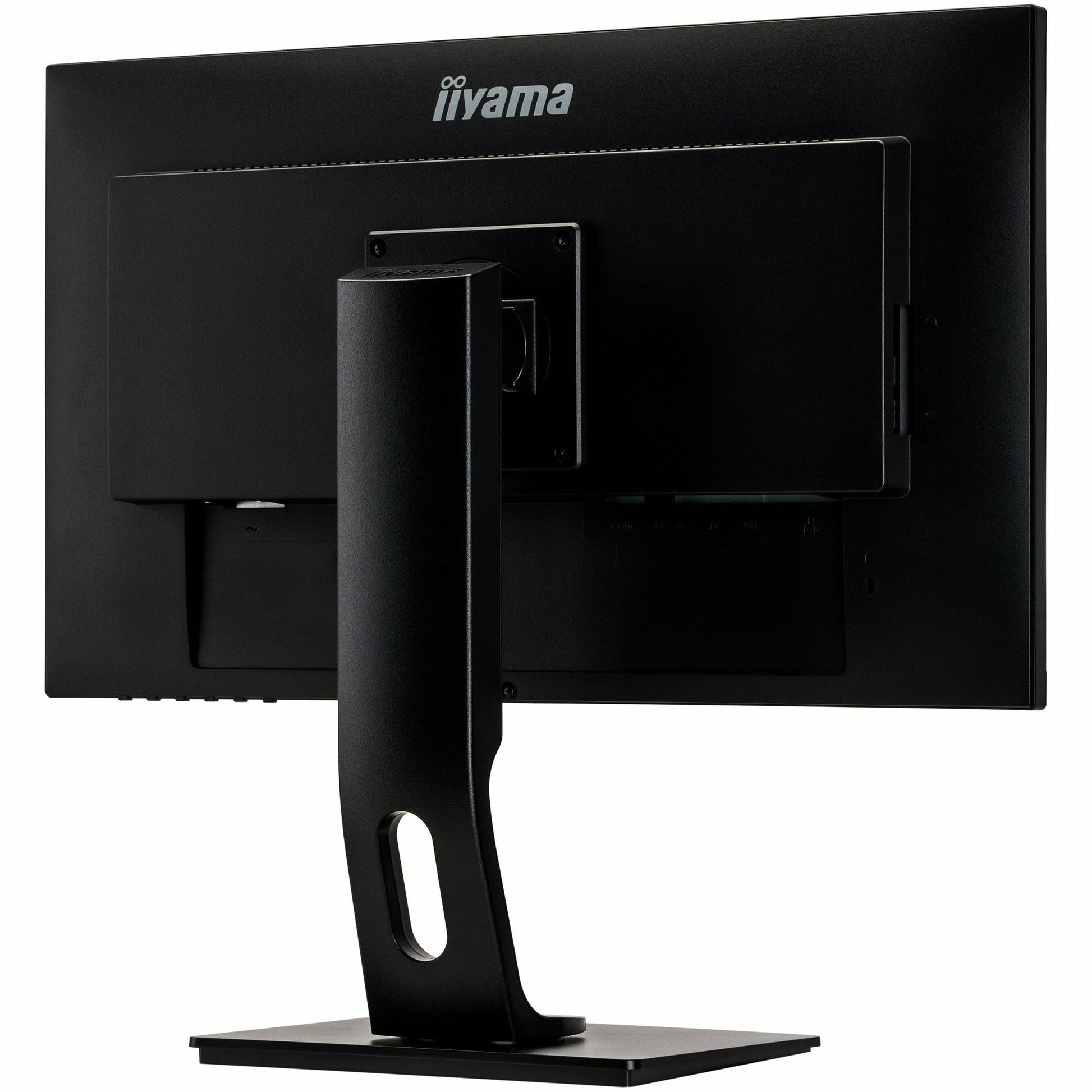 Black iiyama XUB2492HSC-B1 24" IPS LCD USB-C Display with 65W Charging and Height Adjustable Stand