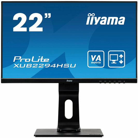Dark Cyan iiyama ProLite XUB2294HSU-B1 22" LCD HD Monitor