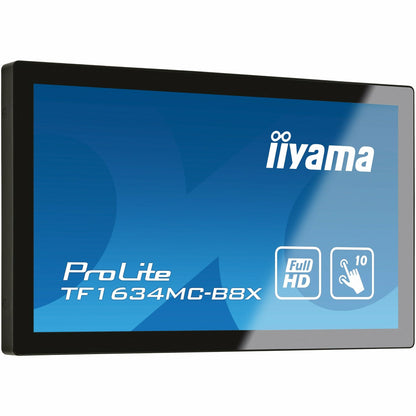Steel Blue Iiyama ProLite TF1634MC-B8X 15.6" Full HD 10 point PCAP IPS Open Frame Touch Screen