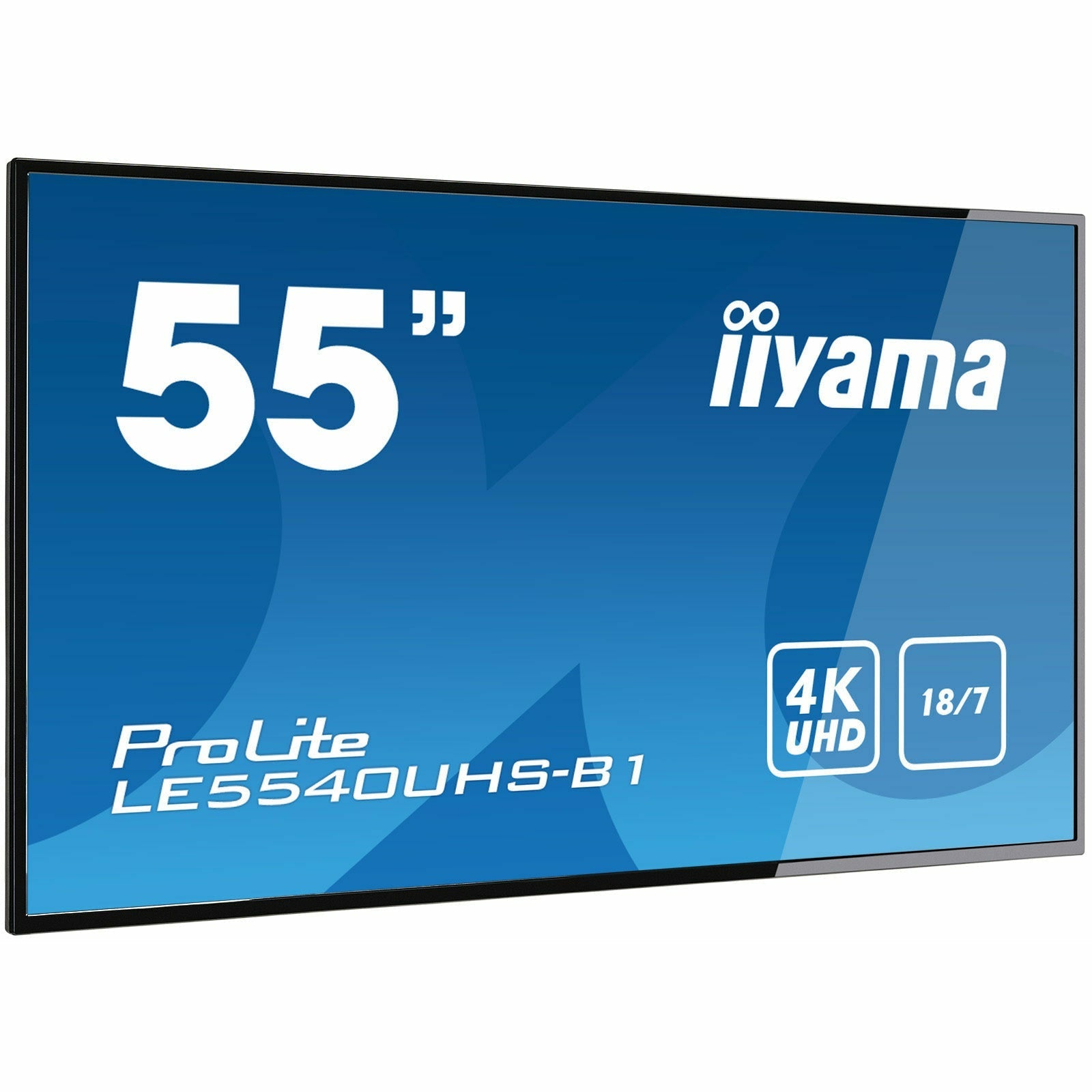 Steel Blue iiyama ProLite LE5540UHS-B1 55" 4K UHD 18/7 Hours Operation Large Format Display