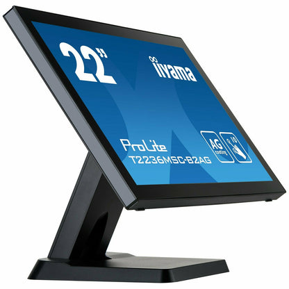 Dark Slate Blue iiyama ProLite T2236MSC-B2AG 22" 10 point Touch Screen with Edge-To-Edge Glass and Anti Glare Coating