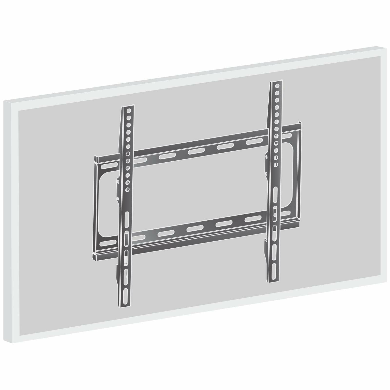 Light Gray iiyama Universal Wall Mount, Max. Load 30 kg, max. 400 x 400 mm for non-touch monitors, packed with bubble level for easy installation