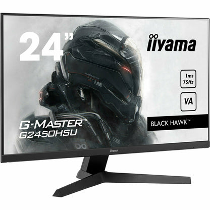 Light Gray iiyama G-Master G2450HSU-B1 24" VA LCD Black Hawk Gaming Monitor