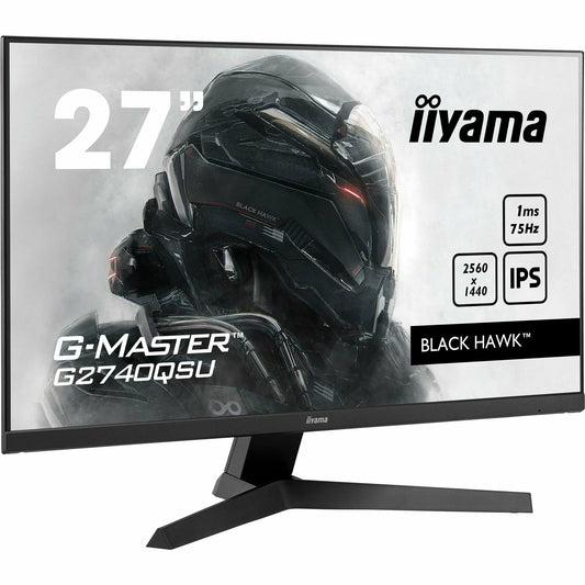 Light Gray iiyama G-Master G2740QSU-B1 27" IPS 2560x1440 LCD Display