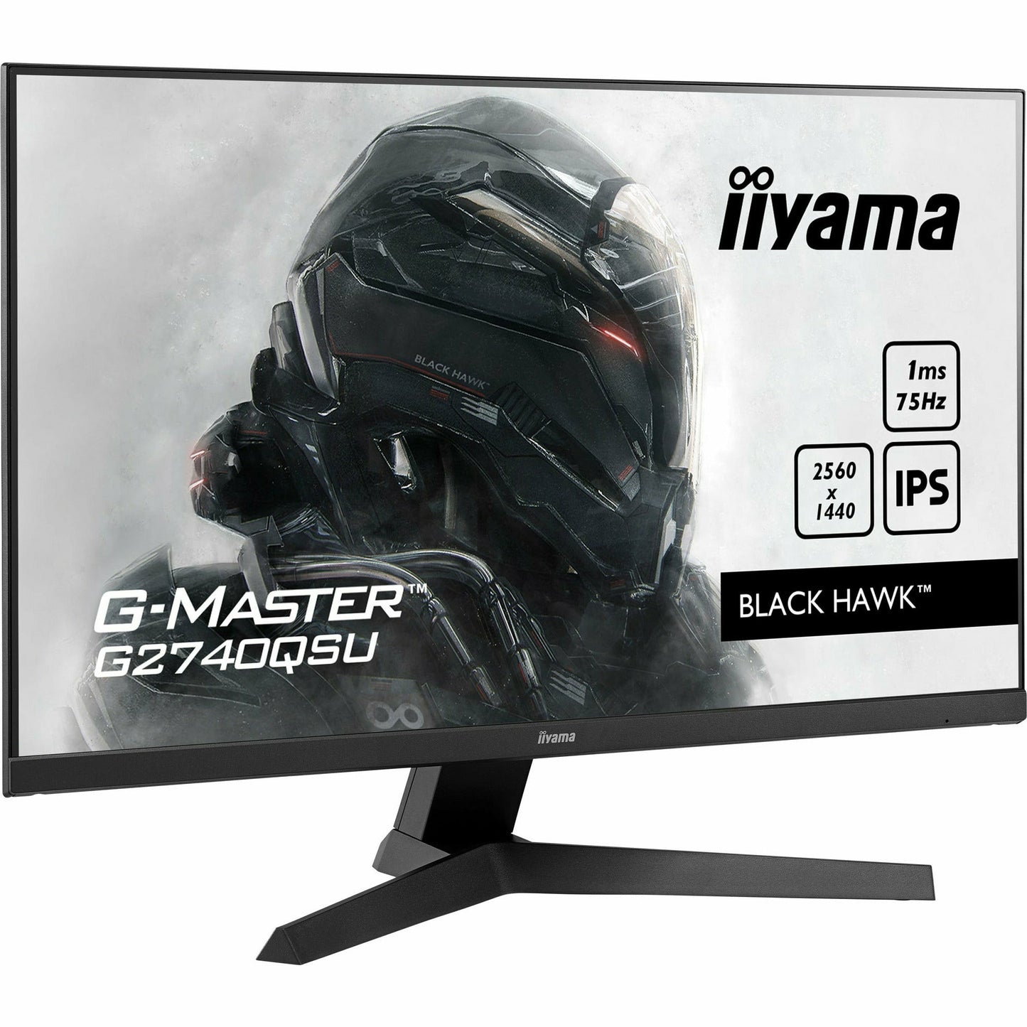Dark Slate Gray iiyama G-Master G2740QSU-B1 27" IPS 2560x1440 LCD Display