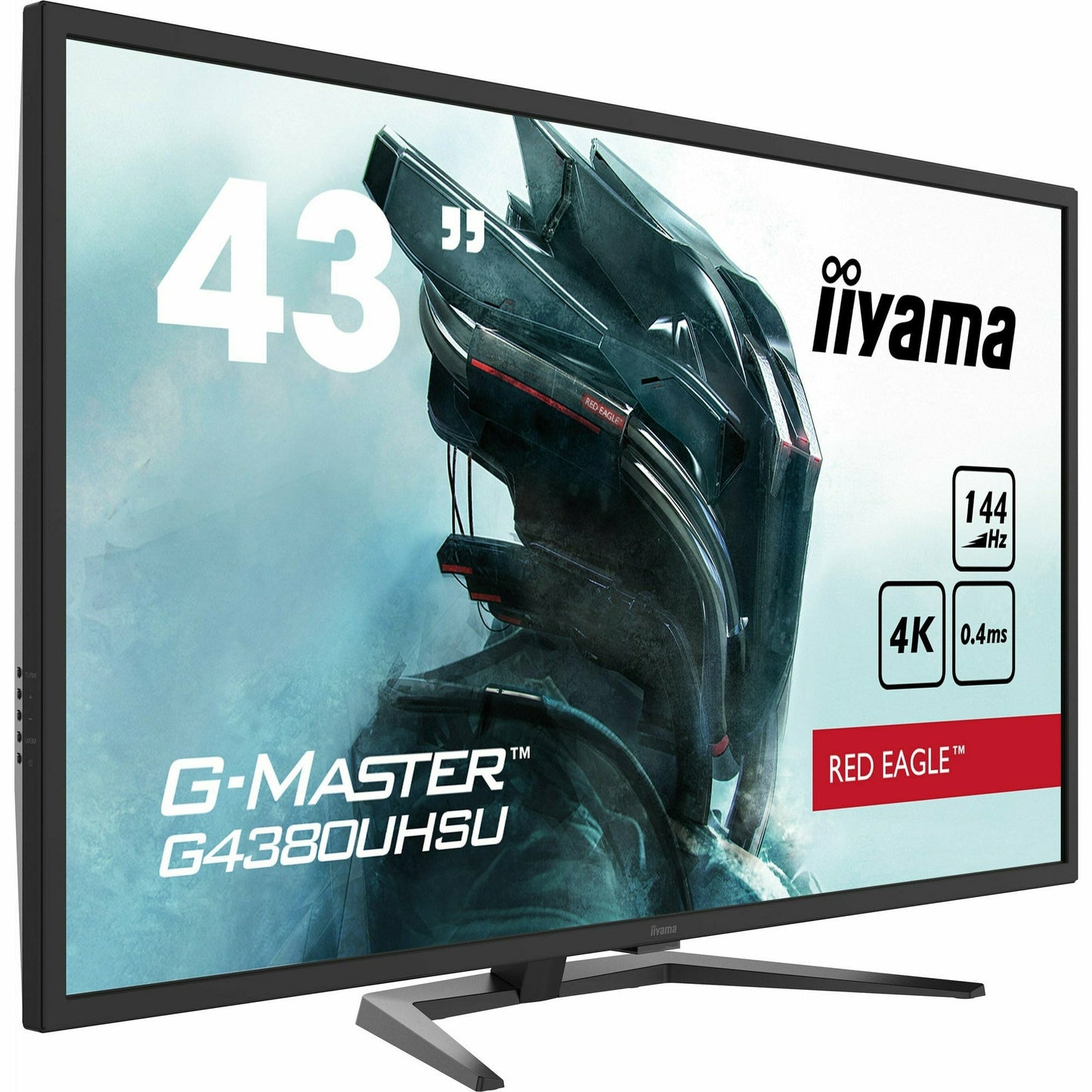 Dark Slate Gray iiyama G-Master G4380UHSU-B1 43" VA LCD Gaming Monitor