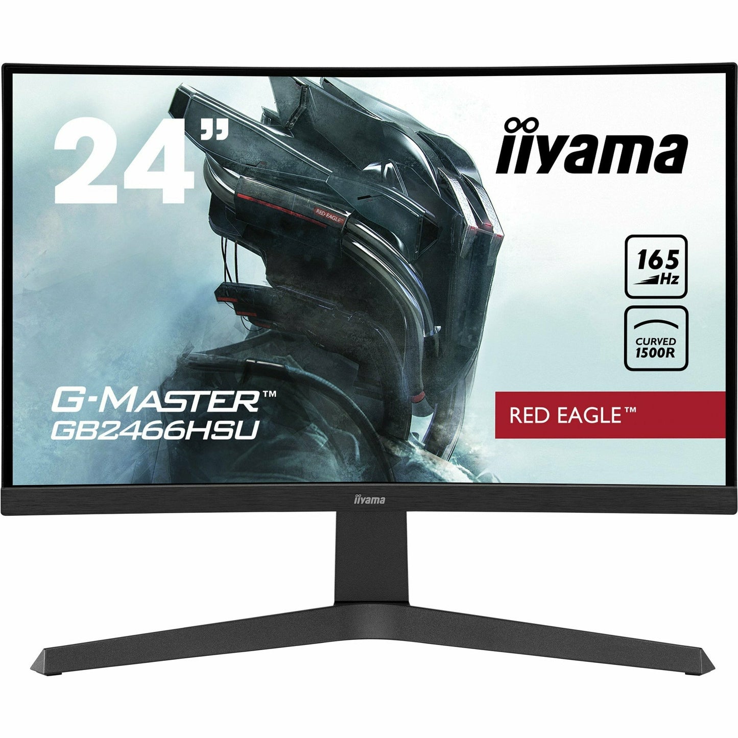 Lavender iiyama G-MASTER GB2466HSU-B1 24" 165Hz 1ms 1500R Height Adjust Stand Curved LED Display