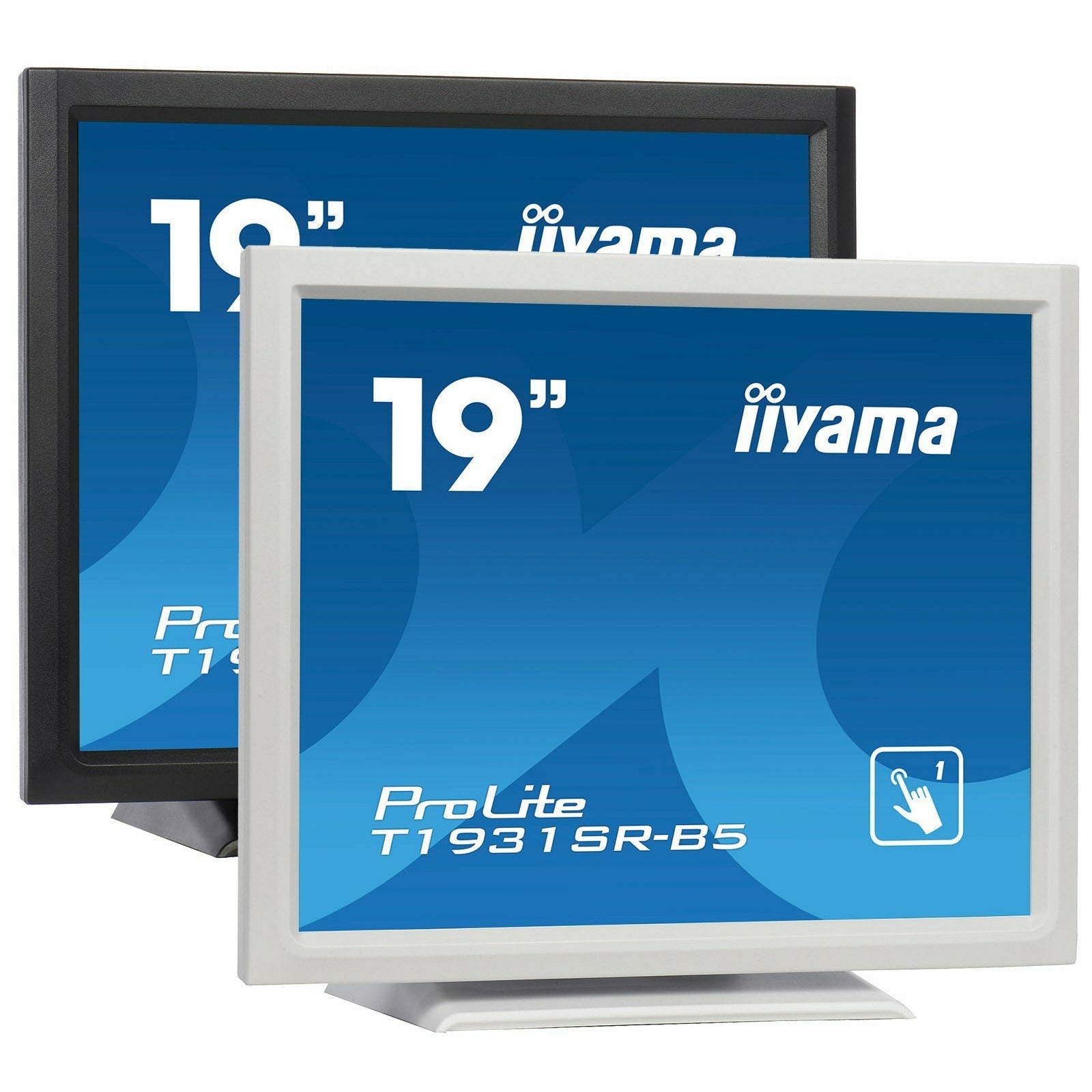 Dark Cyan iiyama ProLite T1931SR-B5 19" Touch Screen Black Display