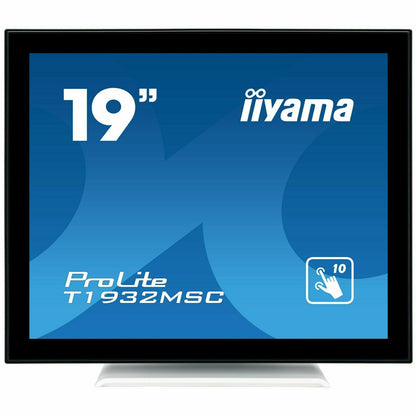 Dark Cyan iiyama ProLite T1932MSC-W5AG 19" IPS Touch Screen Display in White