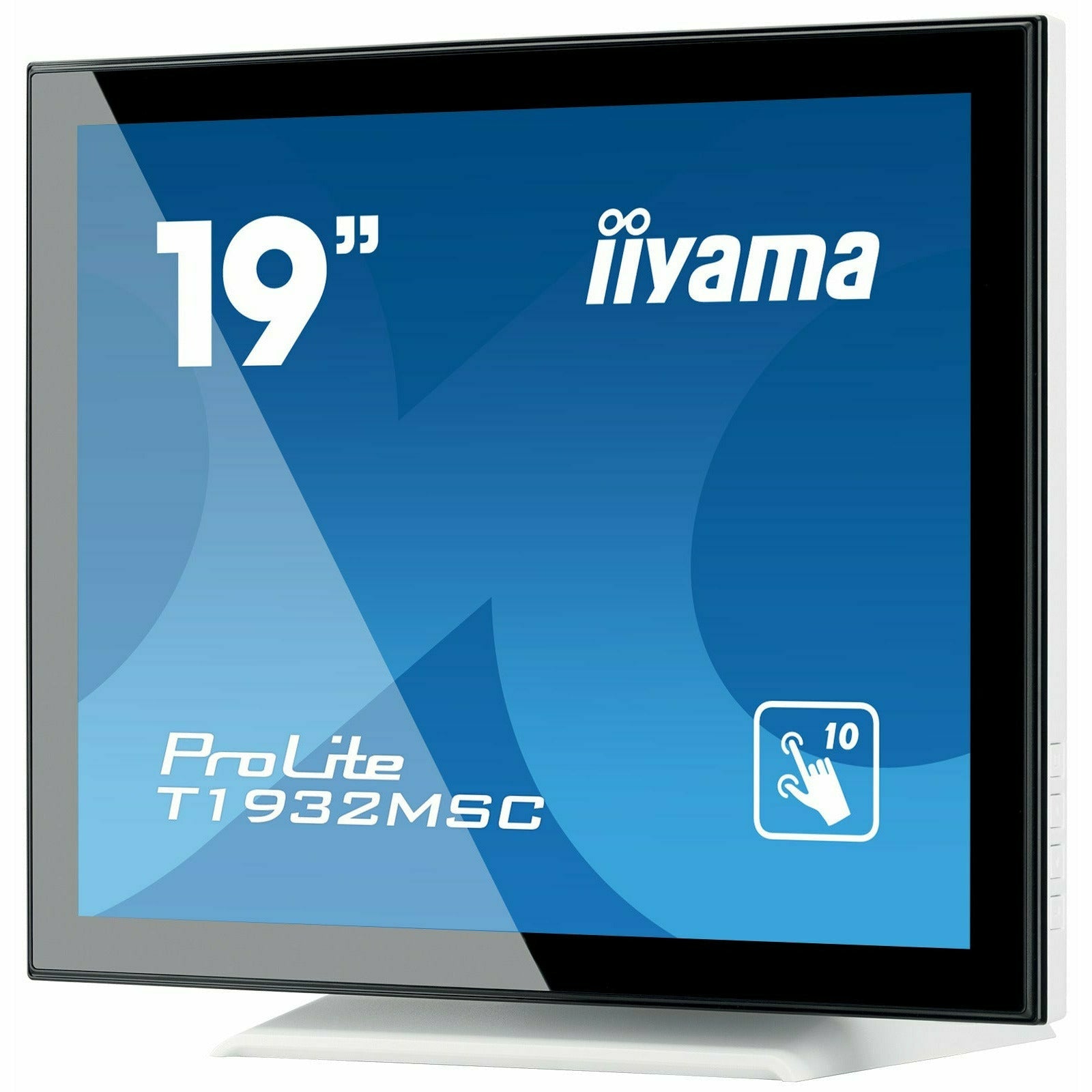 Steel Blue iiyama ProLite T1932MSC-W5AG 19" IPS Touch Screen Display in White