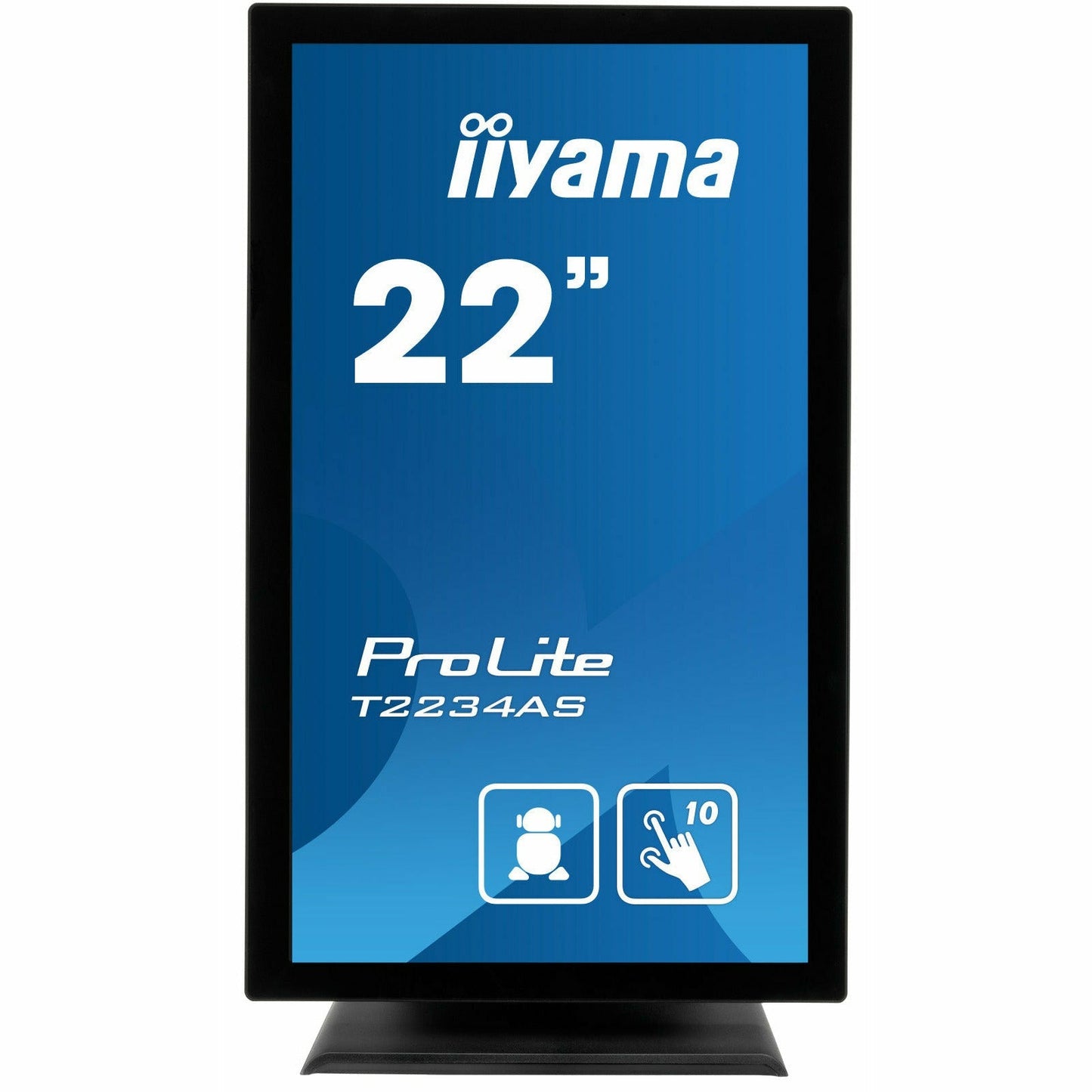 Dark Cyan iiyama ProLite T2234AS-B1 22" Capacitive Touch Screen IPS Display