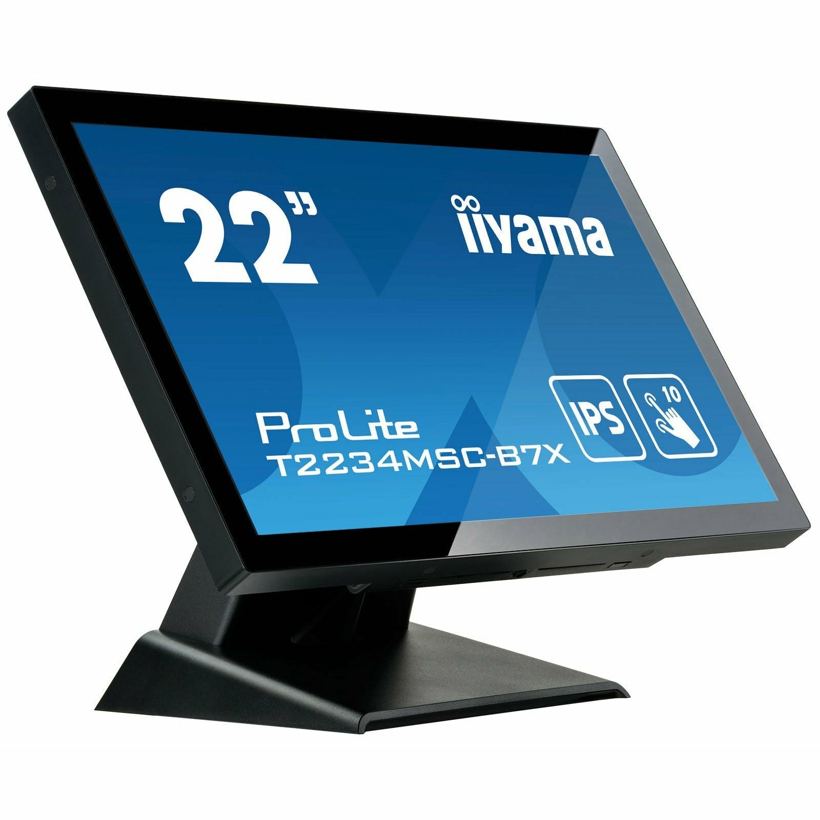 Steel Blue iiyama ProLite T2234MSC-B7X 22" IPS Touch Screen Display