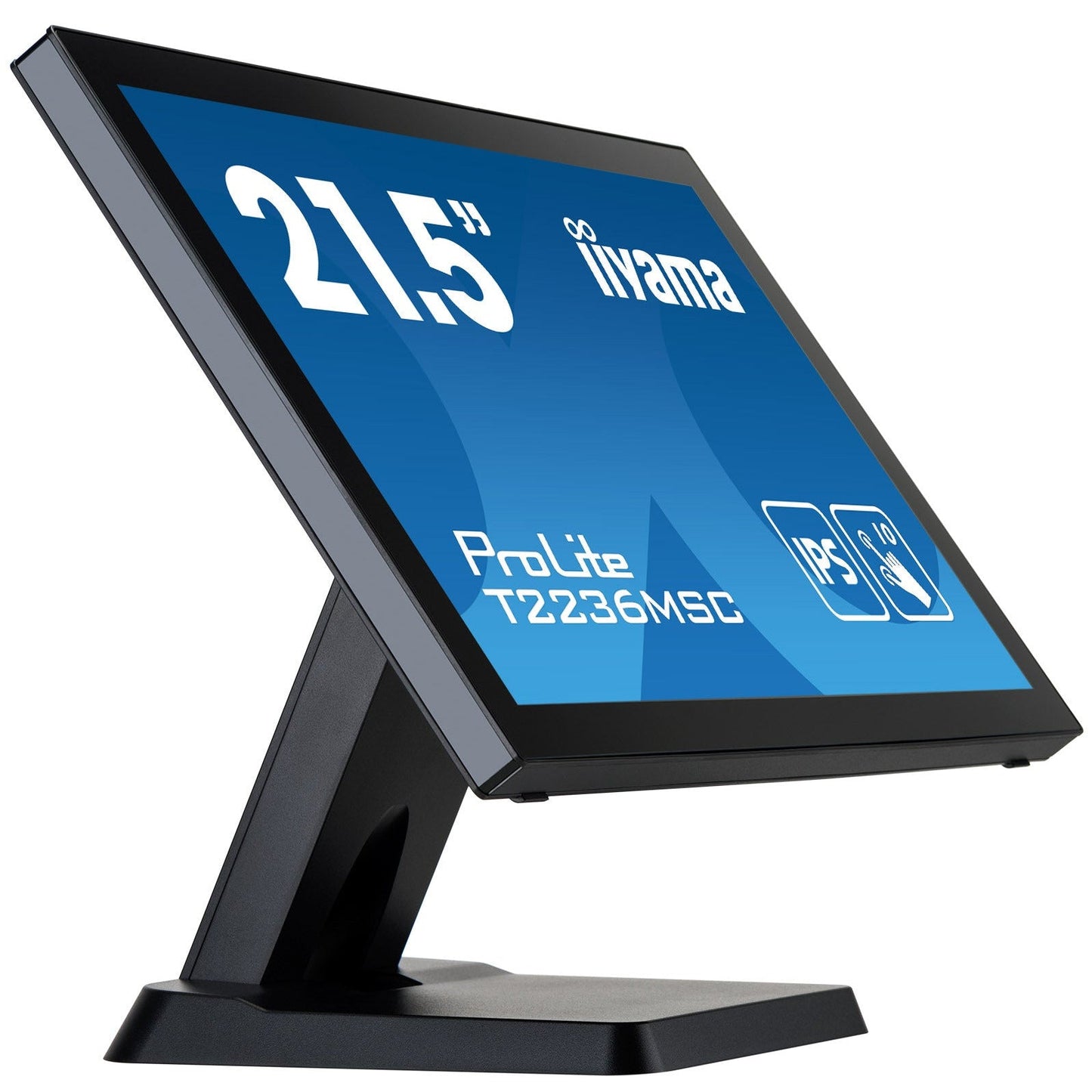 Dark Slate Blue iiyama ProLite T2236MSC-B3 22" 10 point Touch Screen with edge-to-edge glass and AMVA panel