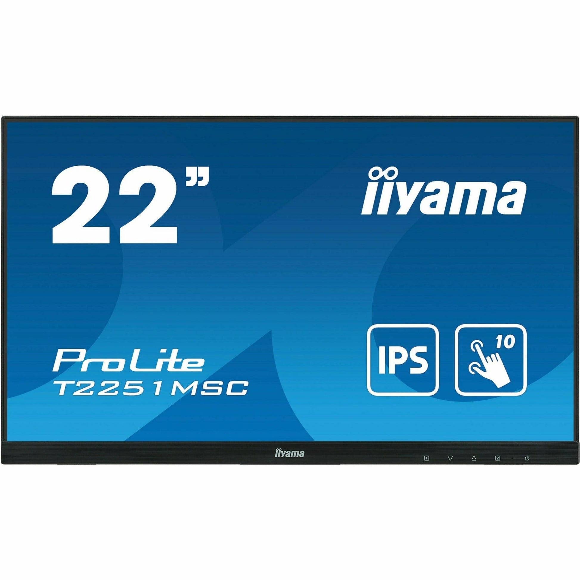 Dark Cyan iiyama ProLite T2251MSC-B1  22" IPS Touch Monitor