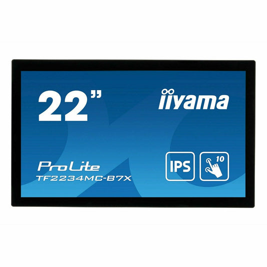Dark Cyan iiyama ProLite TF2234MC-B7X 22" Capacitive Touch Screen IPS Display