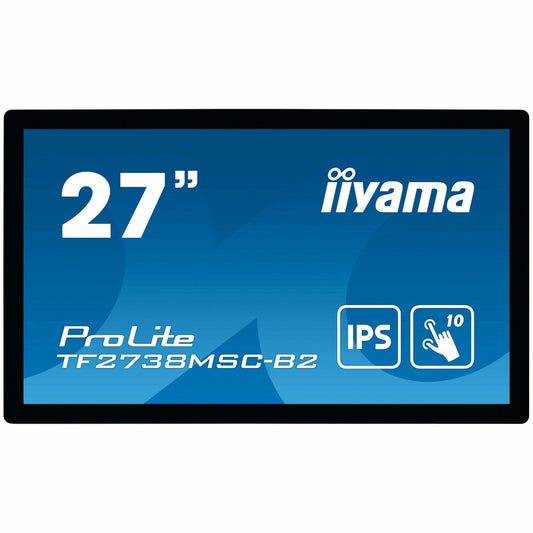 Dark Cyan iiyama ProLite TF2738MSC-B2 27" Capacitive Touch Screen IPS Display