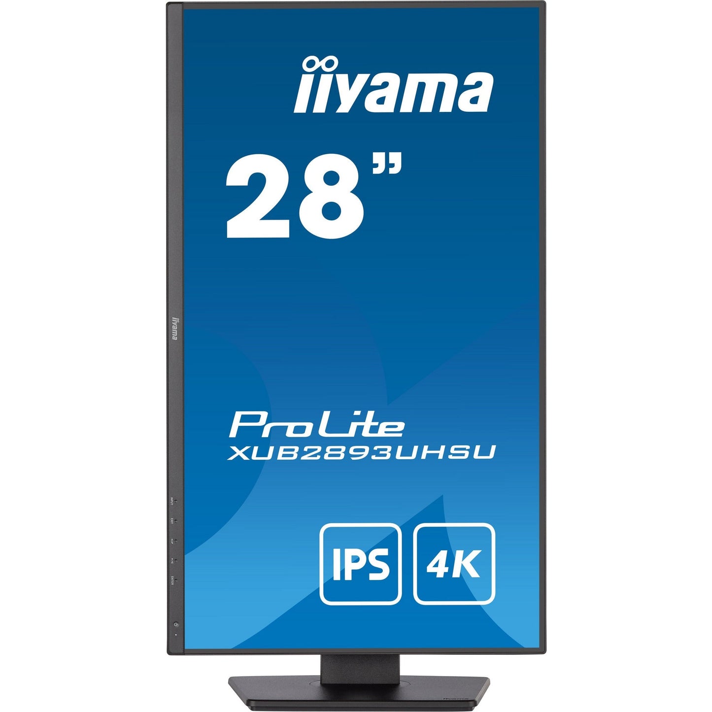 Dark Cyan iiyama ProLite XUB2893UHSU-B5 28" IPS 4K Monitor with Height Adjust Stand